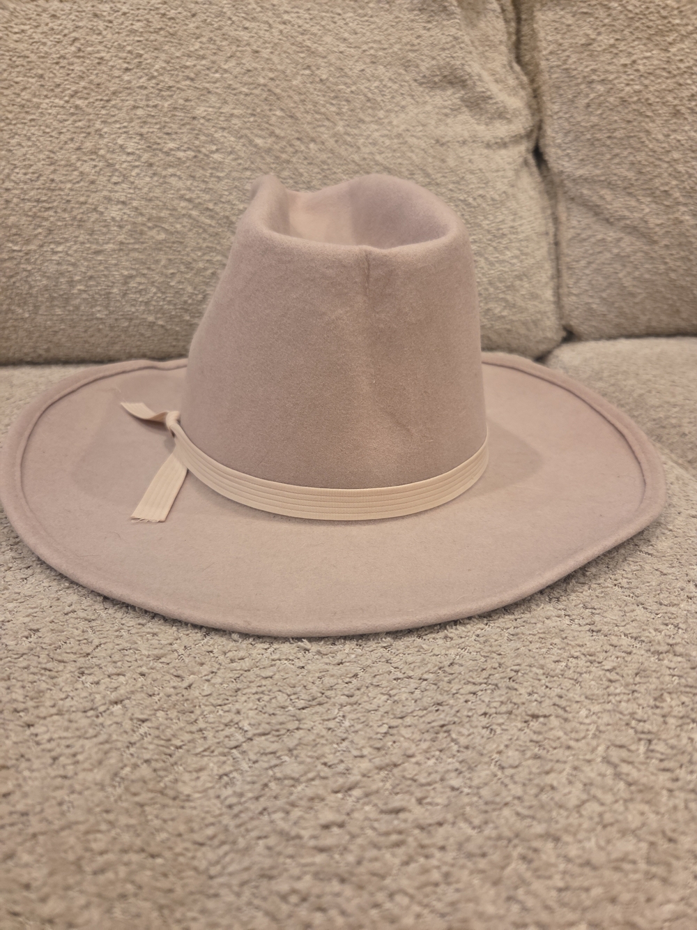 Rare Vintage Miller Bros Low Crown CAMEL Cowboy Western Hat 100% Wool No Size